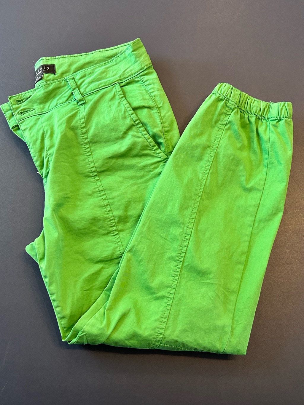 Sanctuary Women's Bright Lime Cropped Ankle Pants